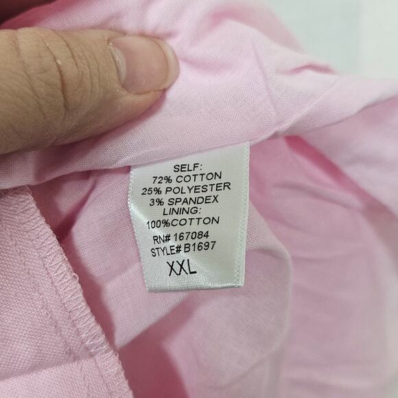NWT XXL Tuckernuck Oxford Luella Pink Lightweight Dress Long Sleeve Mini Tunic - Picture 8 of 9